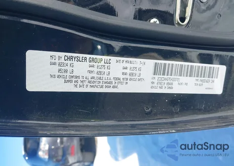 2014 Dodge Charger Sxt Plus z USA, uszkodzony, nr VIN 2C3CDXHG7EH333721